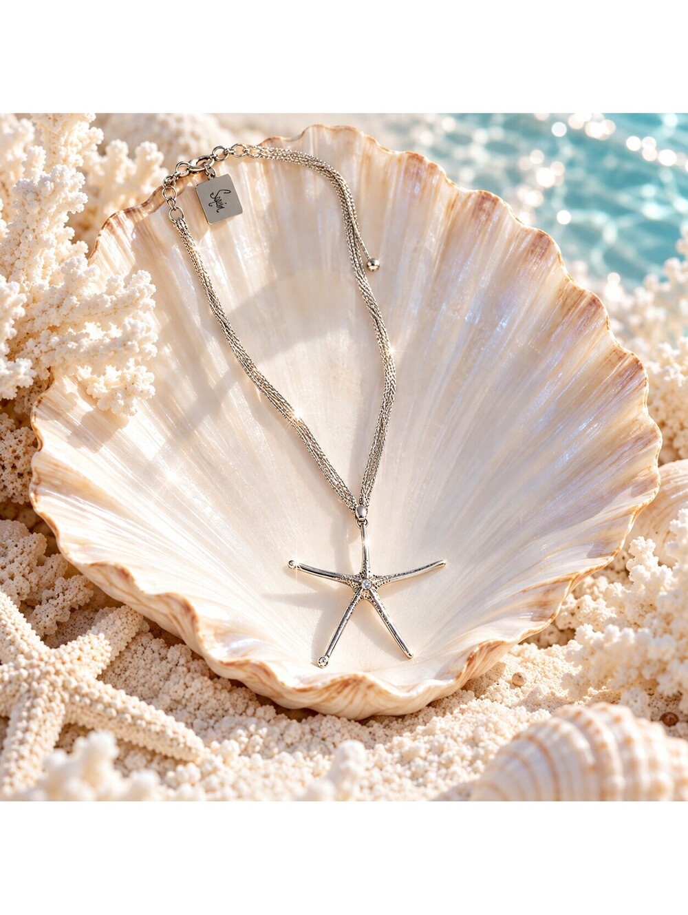 Mermaid Collection Starfish Pendant Necklace